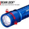 image:imageCoast XP11R 2600 Lumen USBC Rechargeable LED Flashlight with Slide Focusand Pure Beam Focusing Optic 4 Light Modes BlackBlue